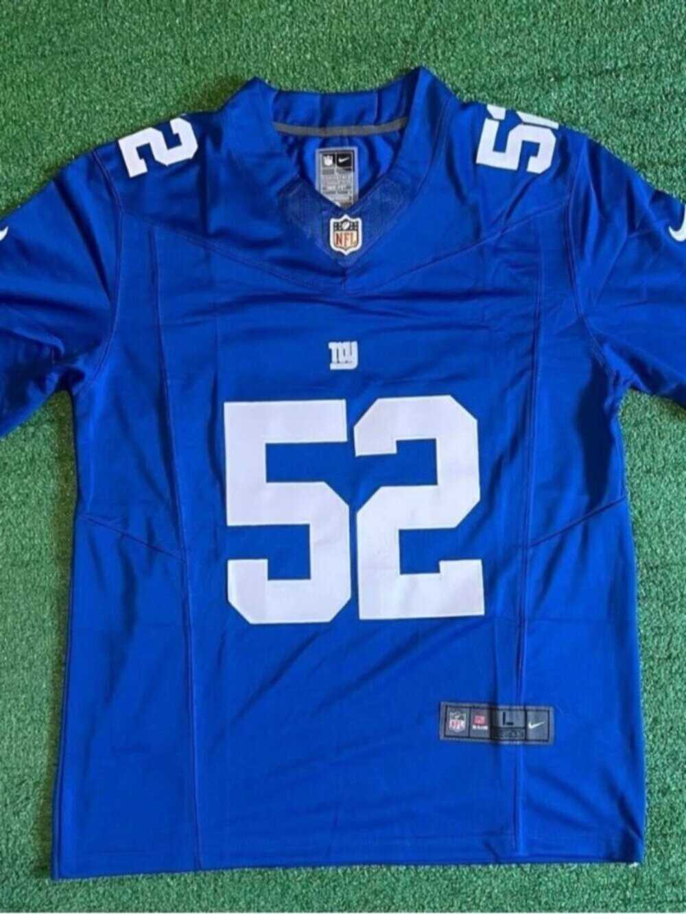 Arvell Reese Royal Blue Jersey Stitched Vapor